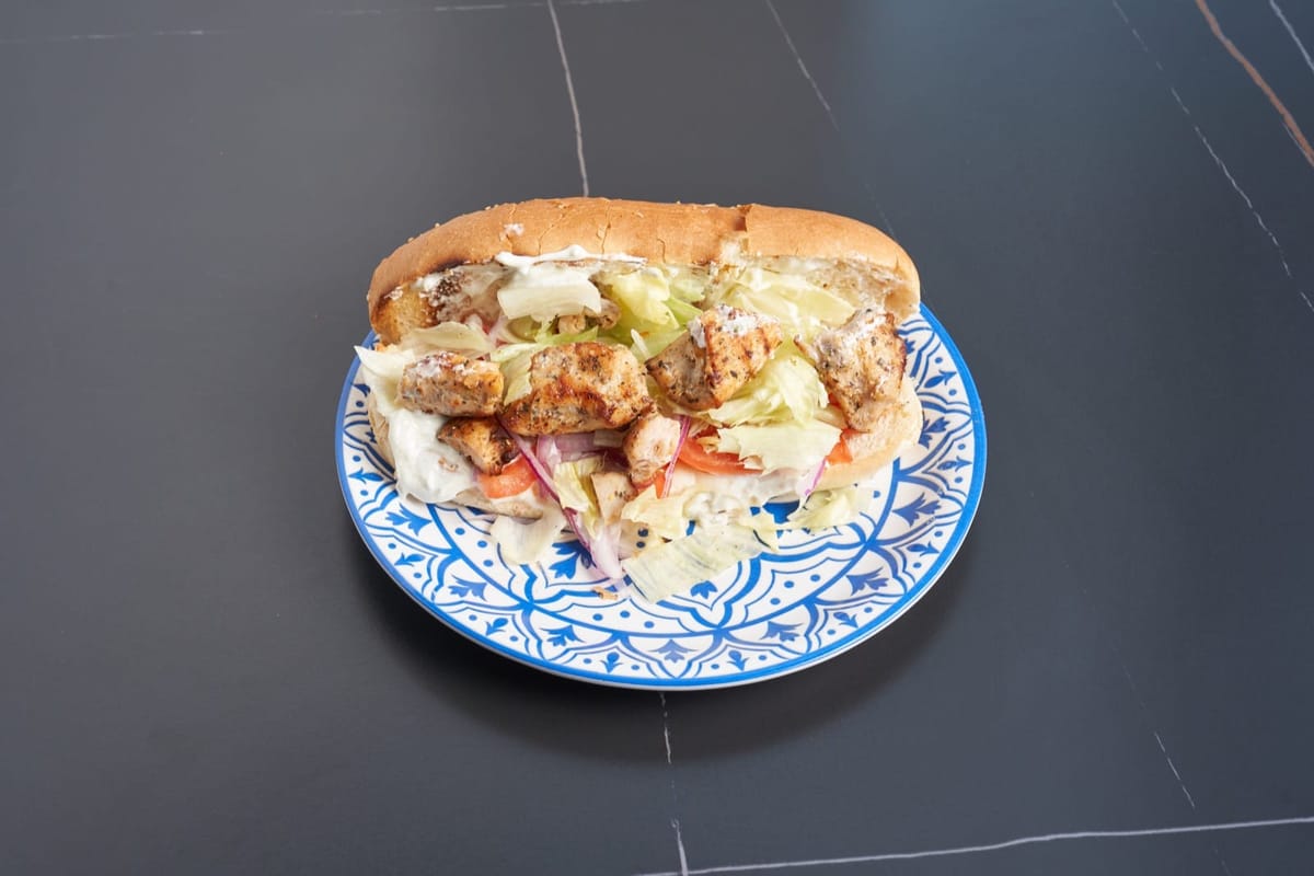 Chicken Souvlaki Sandwich