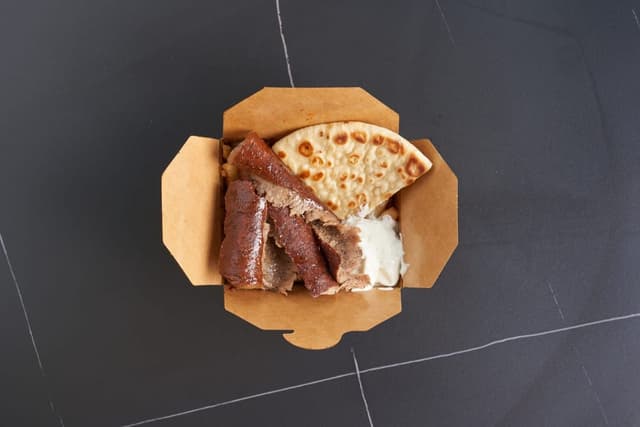 Gyro on Fries prepared by Greek Mansion