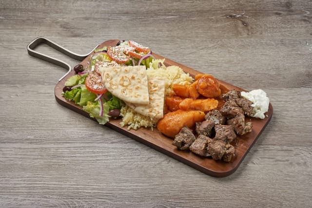 Lamb Plate prepared by Greek Mansion