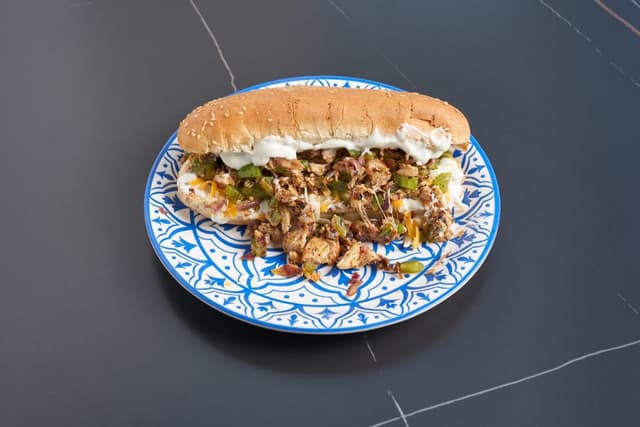 Philly Chicken prepared by Greek Mansion